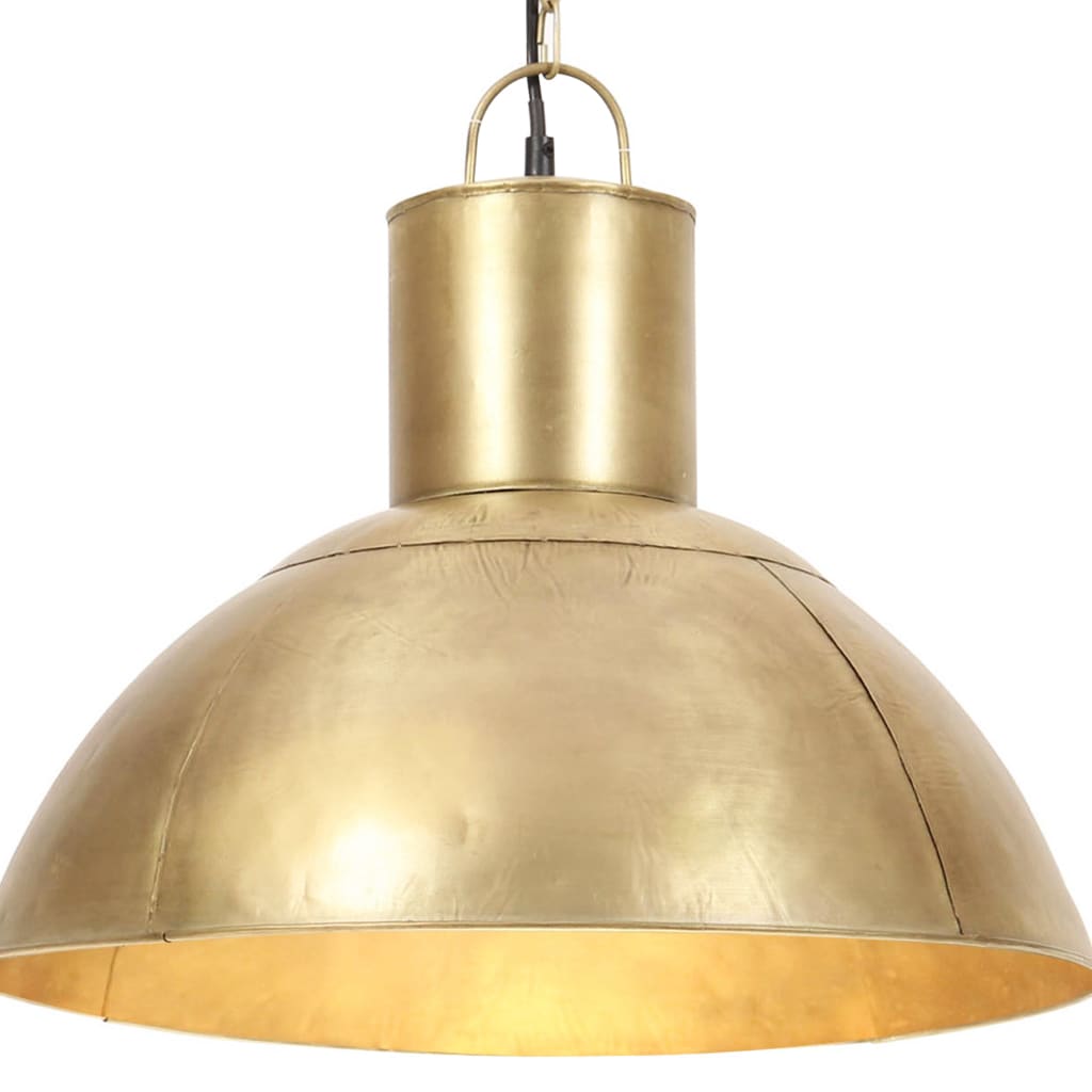 VidaXL lampe suspendue ronde 25 w e27 48 cm couleur laiton