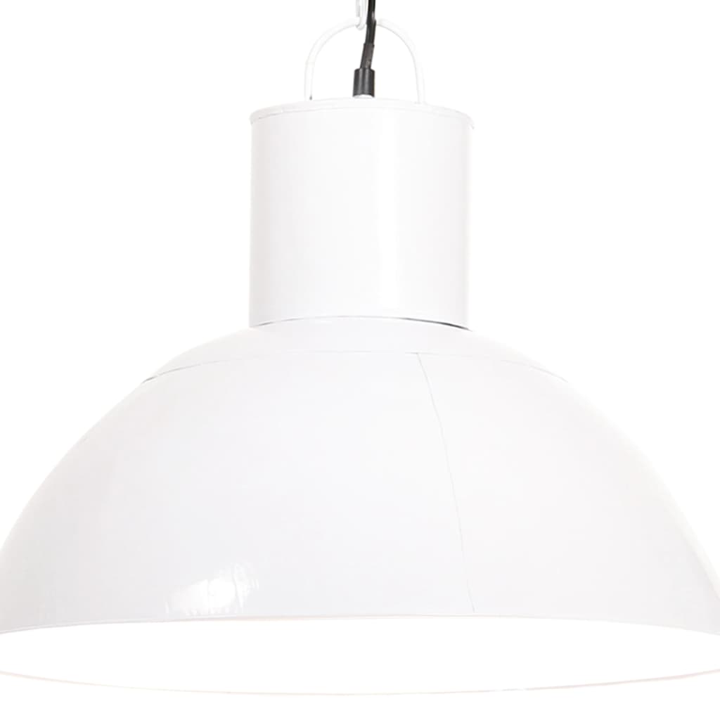 Vidaxl hanglamp rond 25 w e27 48 cm wit