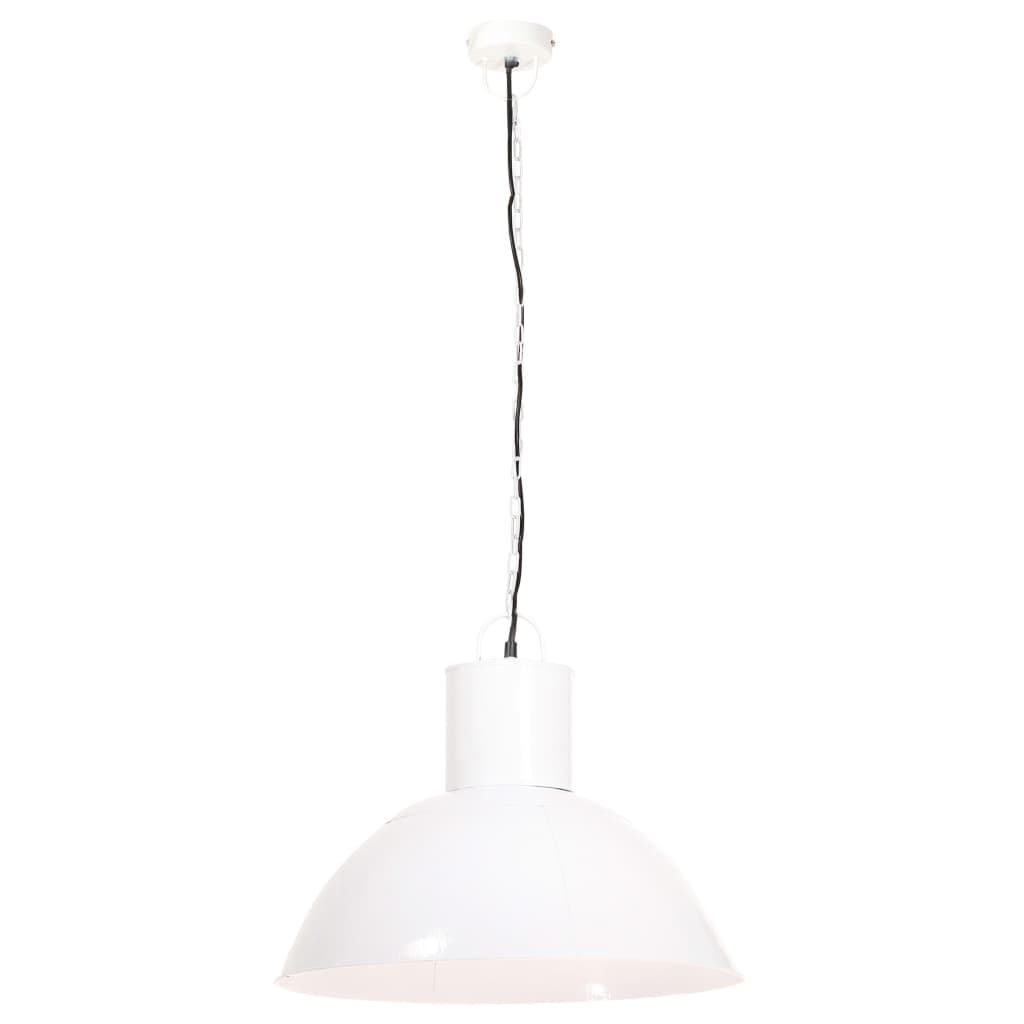 Vidaxx lampe suspendue ronde 25 w e27 48 cm blanc