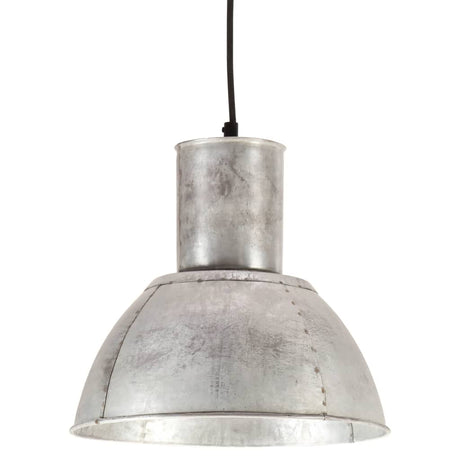 VidaXL lampe suspendue ronde 25 w e27 28,5 cm couleur argent