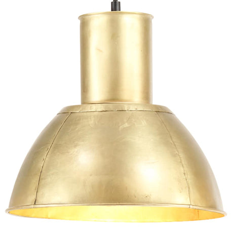 VidaXL lampe suspendue ronde 25 w e27 28,5 cm couleur laiton