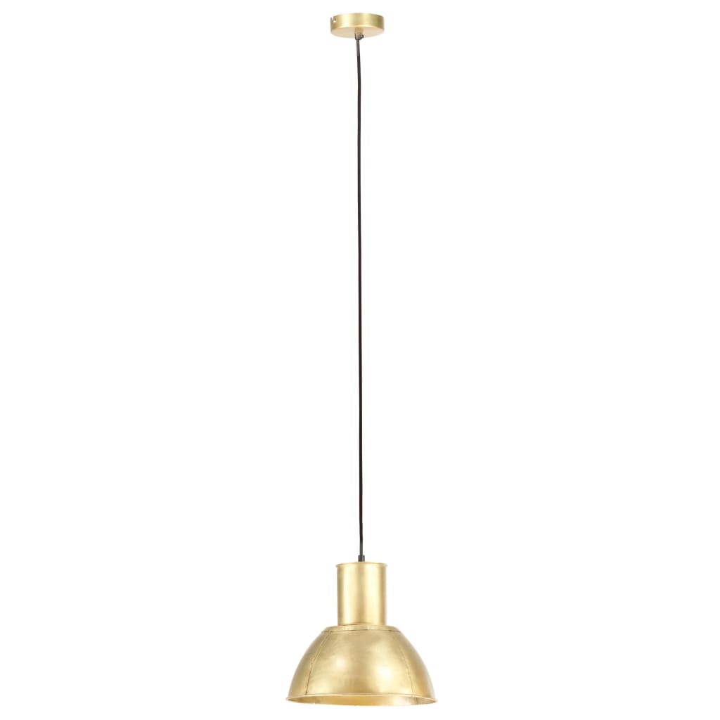 VidaXL lampe suspendue ronde 25 w e27 28,5 cm couleur laiton