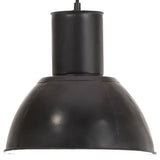 VidaXL lampe suspendue ronde 25 w e27 28,5 cm noir