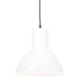 Vidaxl hanglamp rond 25 w e27 28,5 cm wit