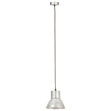 Vidaxl hanglamp rond 25 w e27 17 cm zilverkleurig