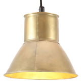 VidaXL lampe suspendue ronde 25 w e27 17 cm couleur laiton