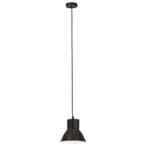 Vidaxl hanglamp rond 25 w e27 17 cm zwart