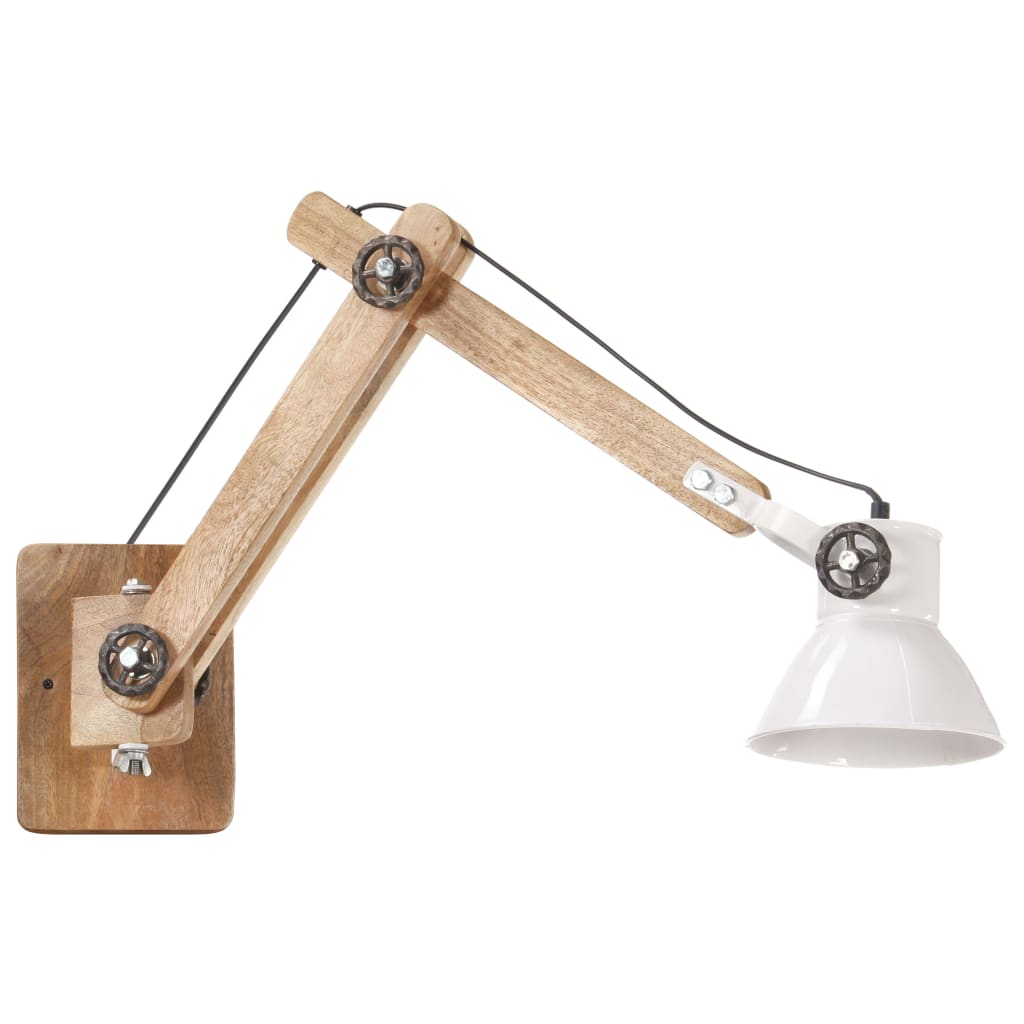 Lampa ścienna Vidaxl Industrial wokół E27 White