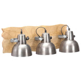 Vidaxx applique industrielle E27 68x23 cm bois de manguier argenté