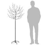 Vidaxl Árbol de Navidad 200 LED Azules Blancos Blancos Blossom 180 cm