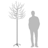 Vidaxl Weihnachtsbaum 220 LEDs warmes weißes Licht Kirschblüten 220 cm