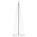 Vidaxl Kegelkerstboom 100 Warm -White LED'er 70x180 cm