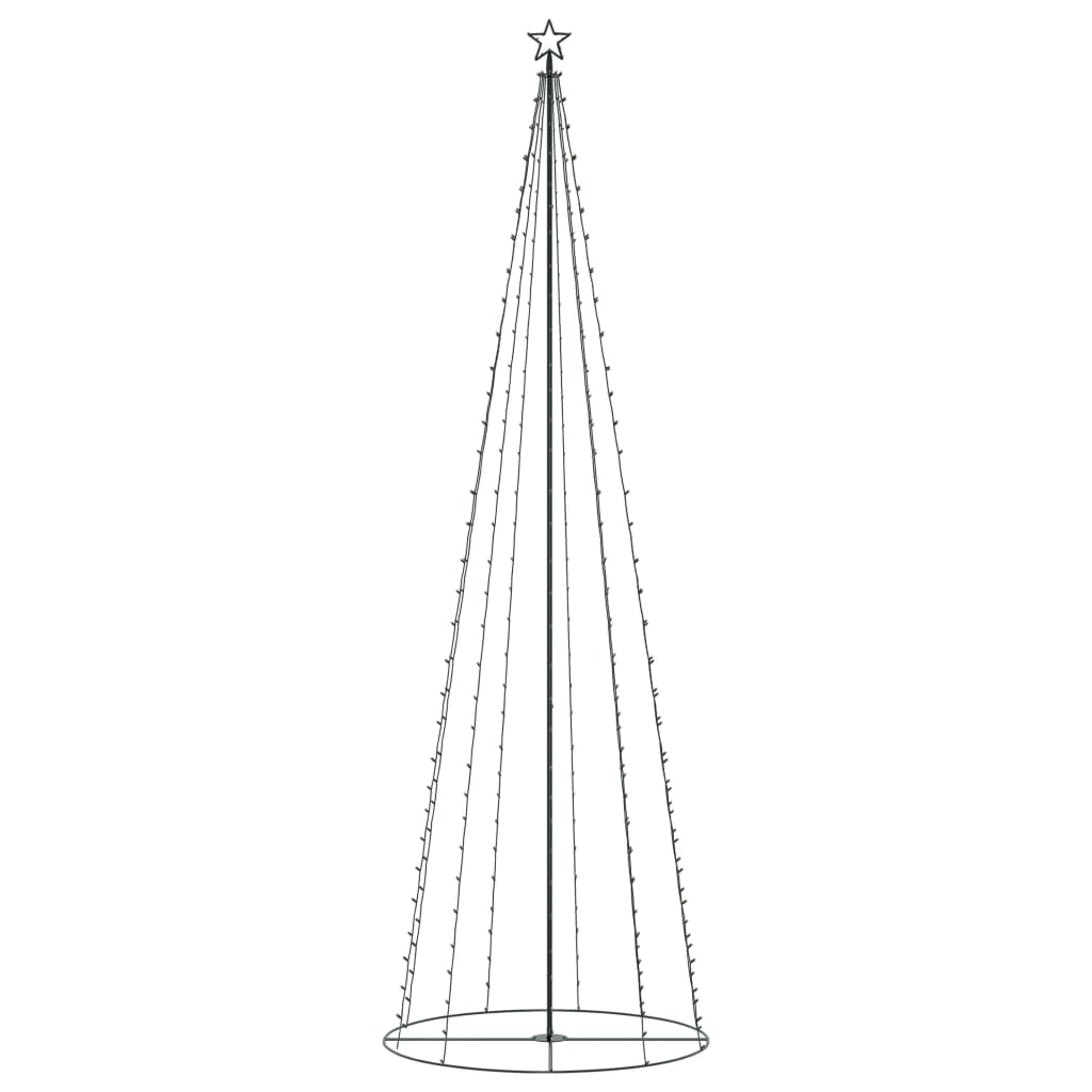 Vidaxl Kegelkerstboom 330 Vícebarevné LED diody 100x300 cm