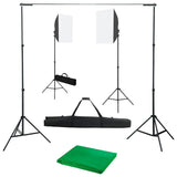 Vidaxl Photo studio set with softbox lamps and background