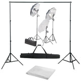 Vidaxl Photo Studio Set med Lighting Set and Background