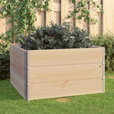 Vidaxl 3 st planters raised 100x100 cm solid pine