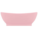 Vidaxl Washbasin con atterraggio ovale 58.5x39 cm Satpoze in ceramica