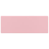 Vidaxl Washingin avec carré d'atterrissage 41x41 cm en rose de la semelle en céramique