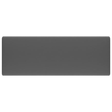 Vidaxl Washingin avec carré d'atterrissage 41x41cm en céramique Matt Gris foncé