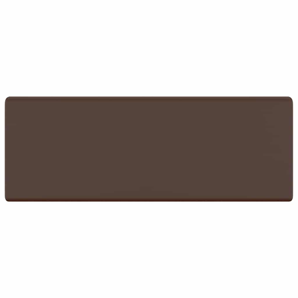 Vidaxl Washingin avec carré d'atterrissage 41x41cm en céramique marron foncé