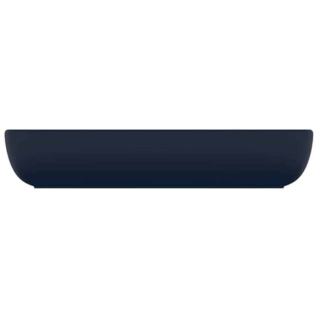 Vidaxl Washingin Rectangular 71x38 cm Mat de céramique bleu foncé
