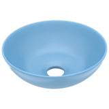 Vidaxl Washbasin Round Céramique bleu clair