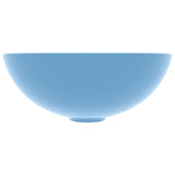 Vidaxl Washbasin Round Céramique bleu clair