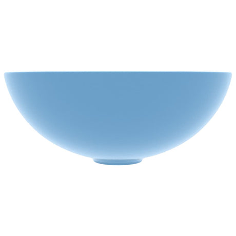 Vidaxl Washbasin Round Céramique bleu clair