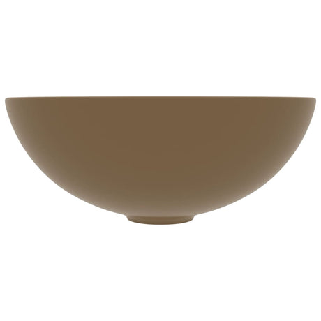 Vidaxl Washbasin Round Céramique Matcream