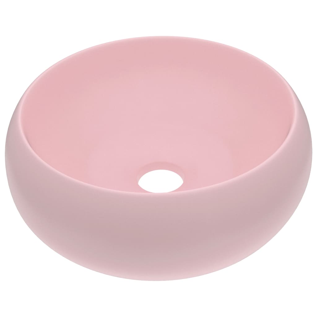 Vidaxl Washbasin Round 40x15 cm keramikk Matpown