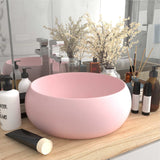 Vidaxl Washbasin Round 40x15 cm Matpown en céramique