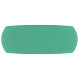 Vidaxl Washbasin Round 40x15 cm Céramique Matt Green clair