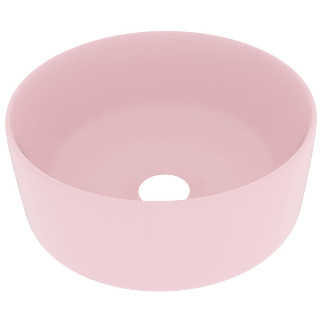 Vidaxl Washbasin Round 40x15 cm keramikk Matpown