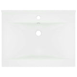 Vidaxx lavabo avec trou pour robinetterie 60x46 cm céramique blanc mat