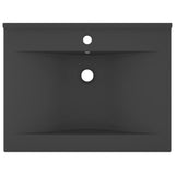 Vidaxl Washbasin s otvorem klepnutím 60x46 cm keramic Matt Dark Grey