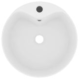 Vidaxl Washbasin med landing 36x13 cm keramisk mat hvid