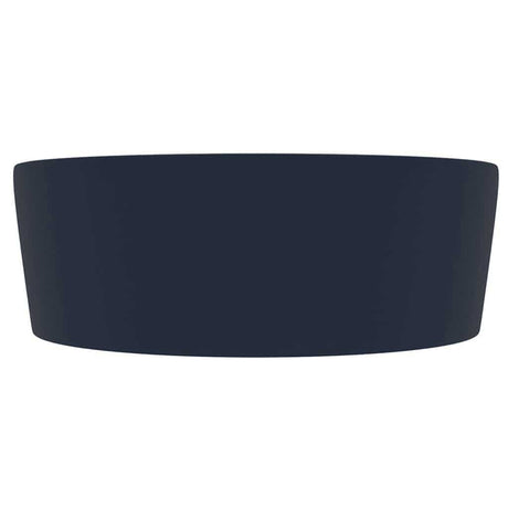 Vidaxl Washingin avec atterrissage 36x13 cm en céramique Matt bleu foncé