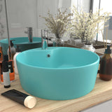 Vidaxl Washbasin con atterraggio 36x13 cm Verde chiaro Matt Matt