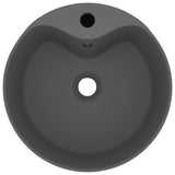 Vidaxl Washbasin s přistáním 36x13 cm keramic Matt Dark Grey