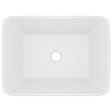 BIDAXL WASHBASIN 41x30x12 cm keramisk matvit