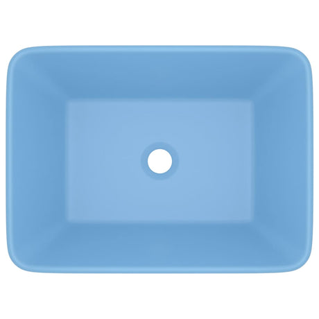 Vidaxl Washbasin 41x30x12 cm en céramique Matt bleu clair