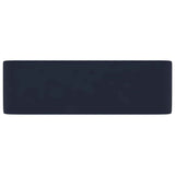 Vidaxl Washbasin 41x30x12 cm Mat de céramique bleu foncé