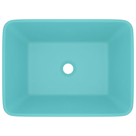 Vidaxl Washbasin 41x30x12 cm en céramique Matt vert clair