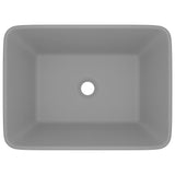 Vidaxl Washbasin 41x30x12 cm en céramique gris clair