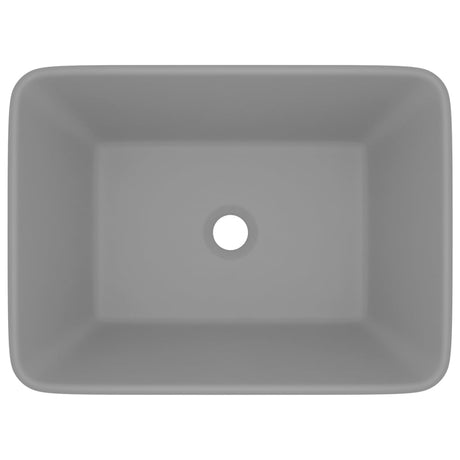 Vidaxl Washbasin 41x30x12 cm en céramique gris clair