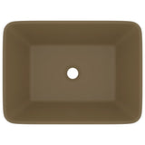 Vidaxl Washbasin 41x30x12 cm en céramique Matcream