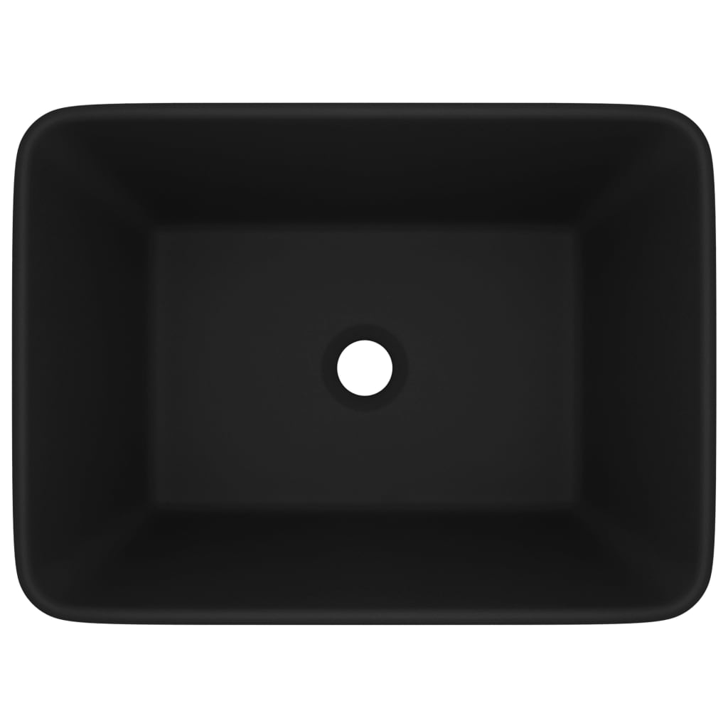 BIDAXL WASHBASIN 41x30x12 cm keramisk matt svart