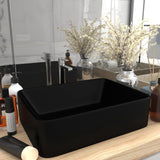 Vidaxl Washbasin 41x30x12 cm keramisk matt svart