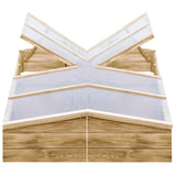 Vidaxl Growing Borse 2 ST 200x50x35 cm Impragnata in legno di pino