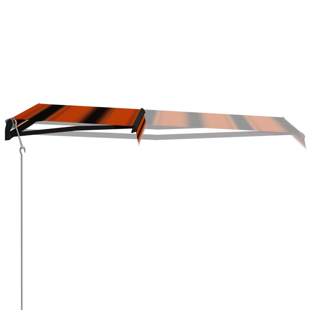 Vidaxl Luifel udvider automatisk 300x250 cm orange og brun